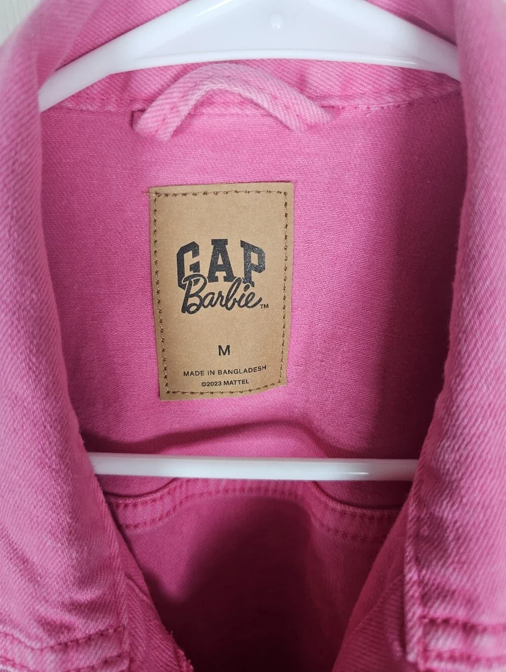 Gap × Barbie Adult Puff Sleeve Icon Denim Jacket Size M